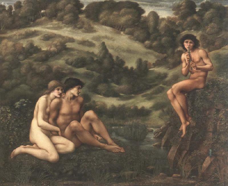 Edward Burne-Jones the garden of pan oil painting picture